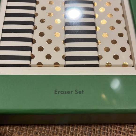 NIB Kate Spade eraser set - Picture 2 of 2